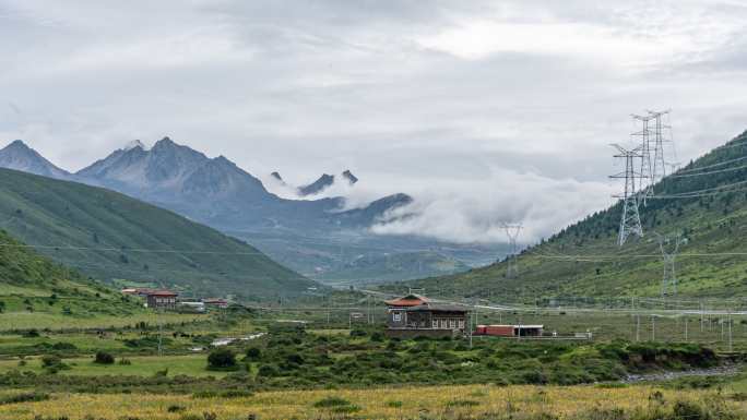 折多山云瀑