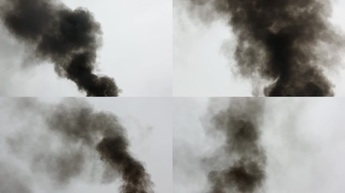 环境污染、烟雾、焚烧
