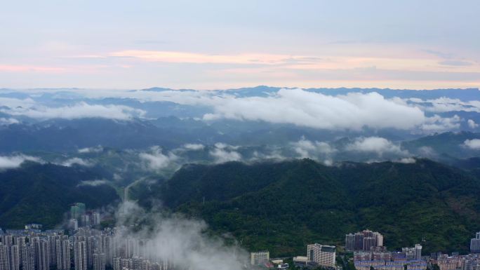 湘西州吉首城市航拍