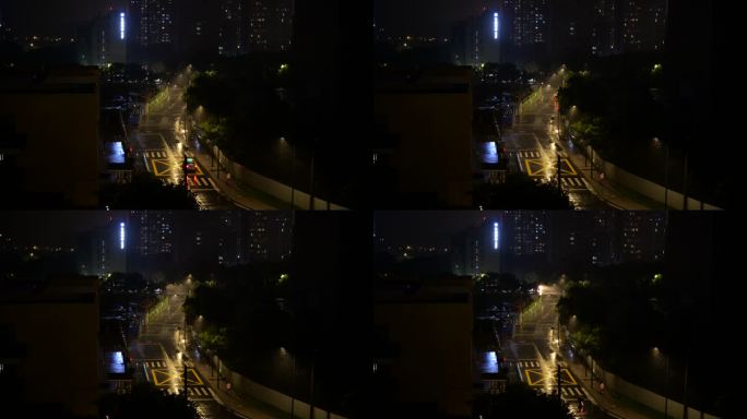 雨夜，大暴雨，台风来袭，强降雨