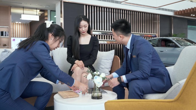 4S店买车购车销售服务过程