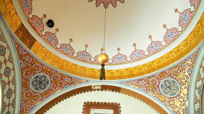 精美的伊斯兰建筑装饰画