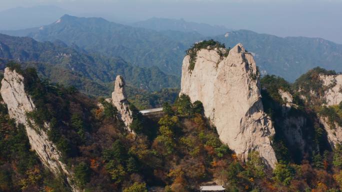 平顶山石人山尧山秋色4K高清