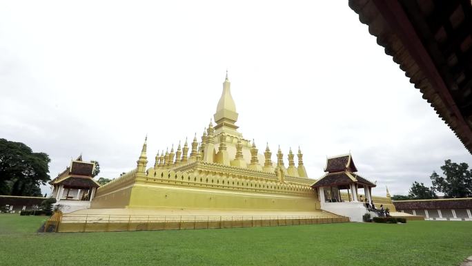 老挝万象琅勃拉邦佛教寺庙