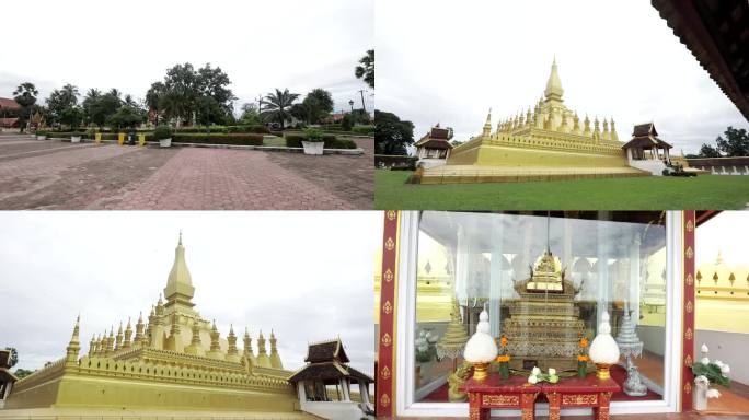 老挝万象琅勃拉邦佛教寺庙