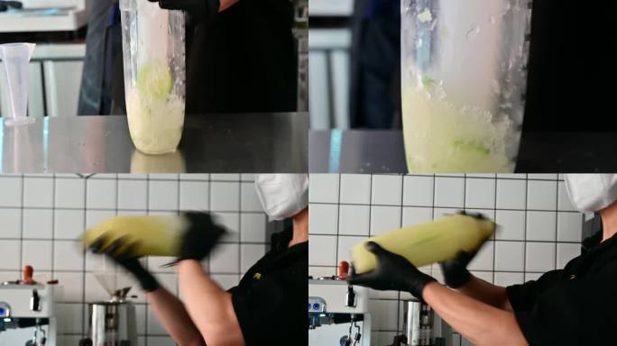 手打柠檬茶 柠檬 奶茶制作过程