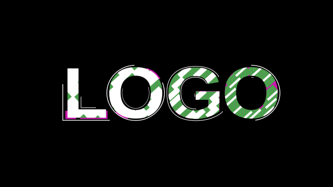 卡片LOGO图形揭示特效动画4KAE工程