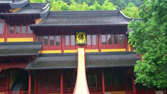0004 下雨天 寺院  建筑