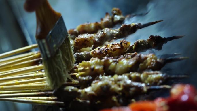 烧烤 羊肉串 夜宵 烤肉 新疆