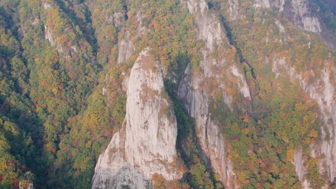 平顶山石人山尧山秋色4K高清