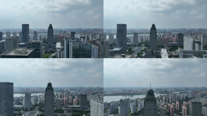 临沂南坊航拍大景地标建筑大气全景