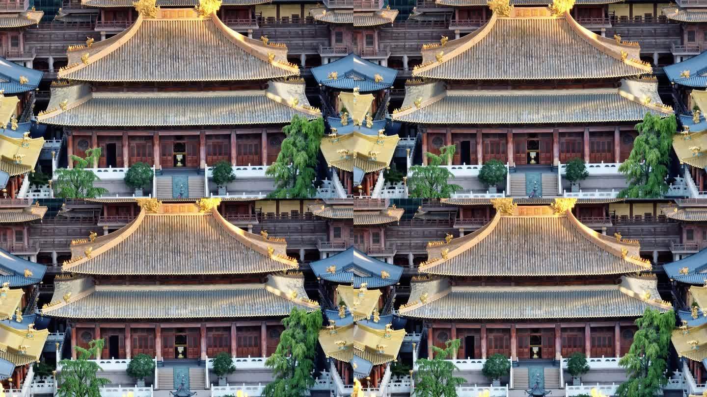 上海 静安寺 寺庙 古建筑 大雄宝殿