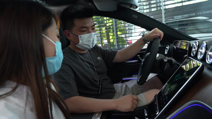 北京奔驰提车仪式 买车 交车 试车