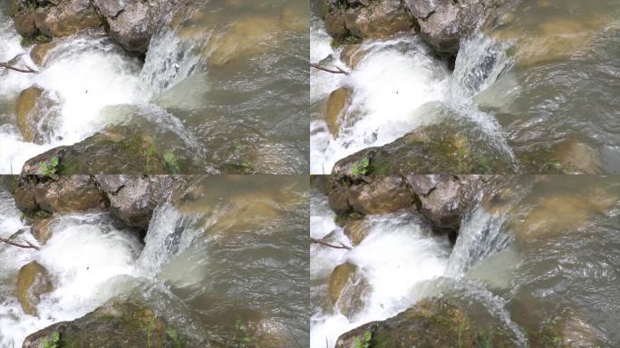 山间小溪 流水 河流实拍