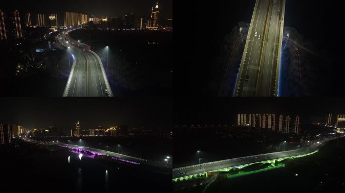 飞雁桥夜景