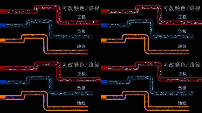 电线导电电流演示