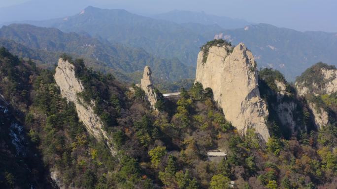 平顶山石人山尧山秋色4K高清