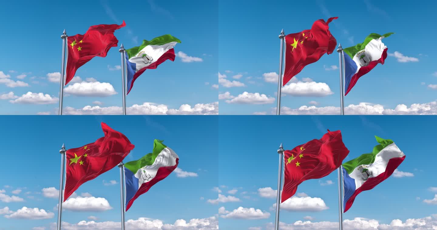 中国- 赤道几内亚国旗_1