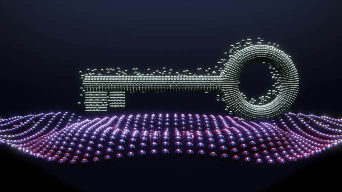 量子密码学产生的密钥与量子网的运动