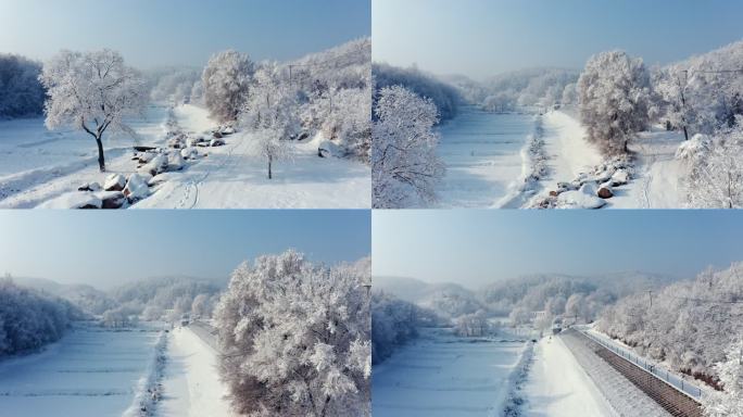 雾凇 冬季 冰雪世界 山水中国