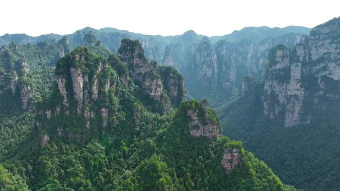 4K航拍张家界武陵源杨家界风景区合集4