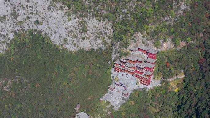 重庆长江三峡巫峡神女峰神女庙4K高清