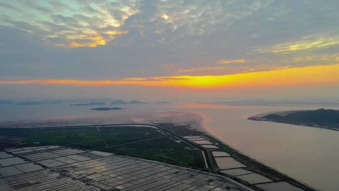 宁波象山花岙岛日落4K高清