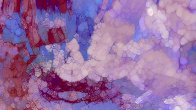 酷炫抽象彩色色彩水墨油画液体流体流动变幻