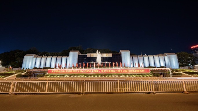 福州夜景各地标延时