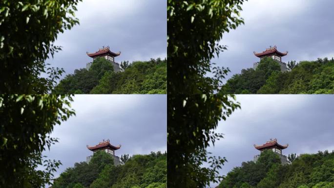 泉州仙公山地藏王菩萨殿地藏殿山顶阁楼风景