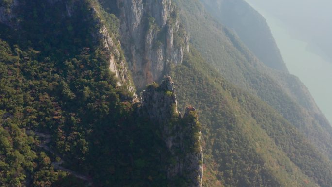 重庆巫山长江三峡巫峡神女峰4K高清