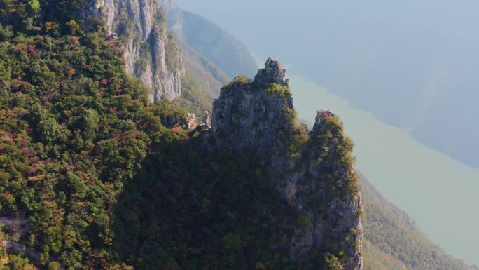 重庆巫山长江三峡巫峡神女峰4K高清