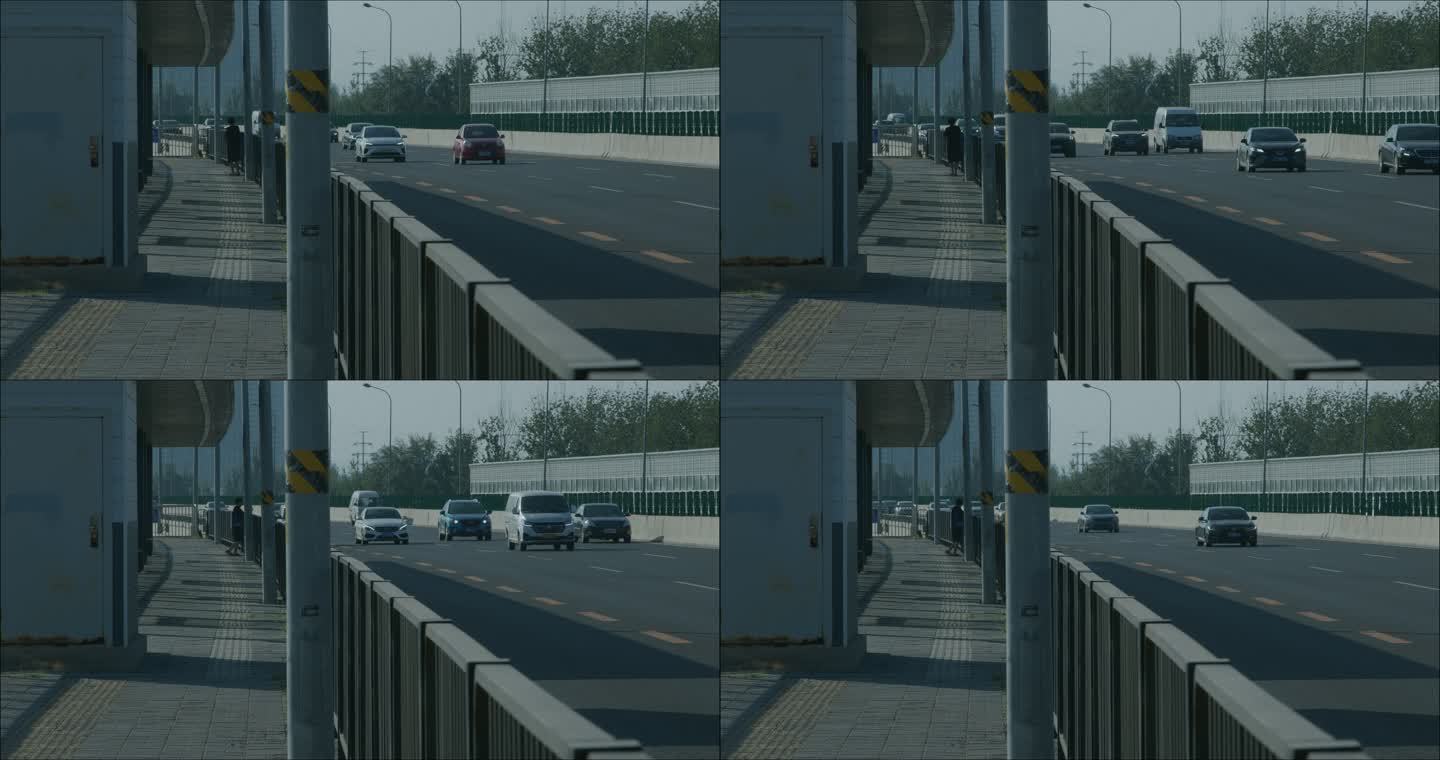 北京 公路 高架桥 车流 城市