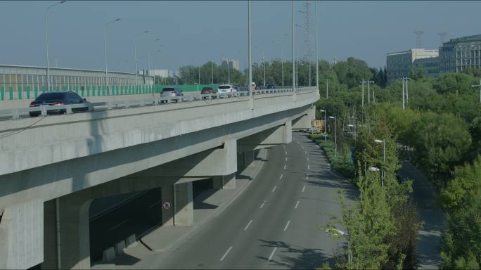 北京 公路 高架桥 车流 城市  风光