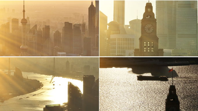 上海清晨阳光合集01