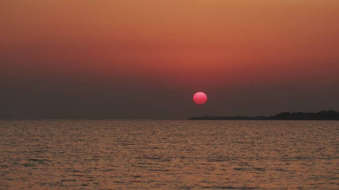 巢湖落日夕阳