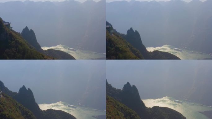 重庆巫山长江三峡巫峡神女峰4K高清