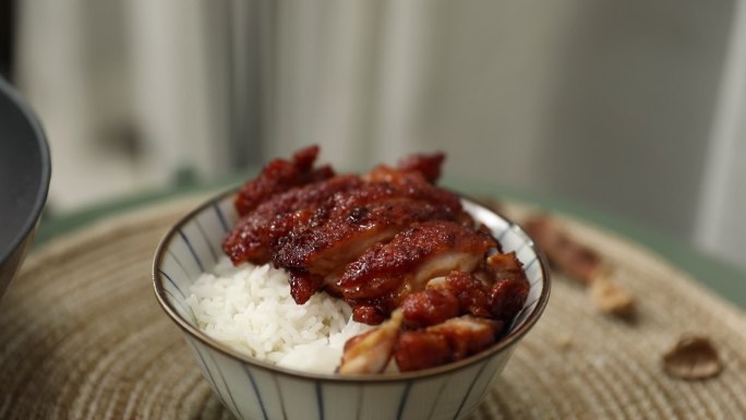 鸡排煎鸡排照烧鸡排一人食吃饭