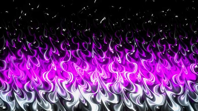 火焰波、光学摆动曲线灯、抽象图案环、卡通动画风格、烟雾和火焰