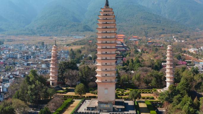 大理崇圣寺三塔4K高清