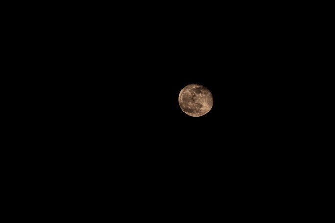 夜晚圆月、月亮6k素材