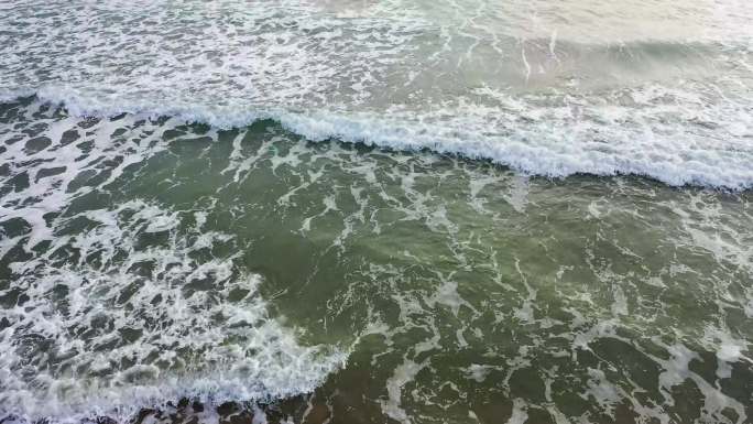 海水海浪浪花海景