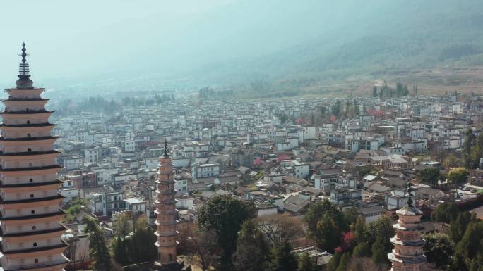 大理崇圣寺三塔4K高清