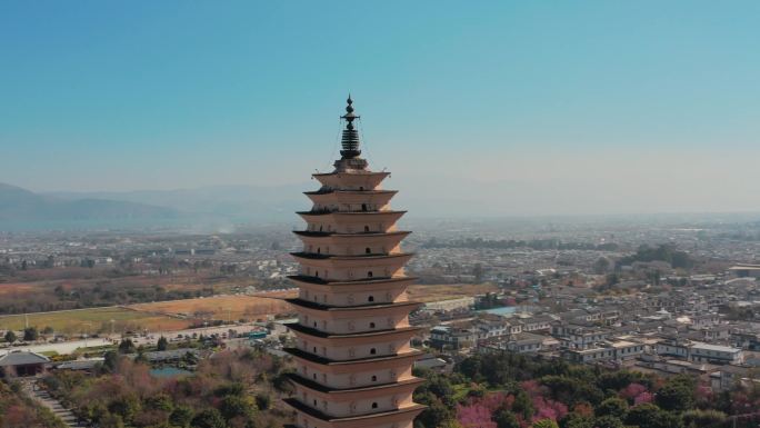 大理崇圣寺三塔4K高清