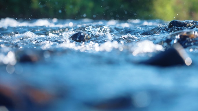 水流水源流水山泉河流溪水小河水资源水生态