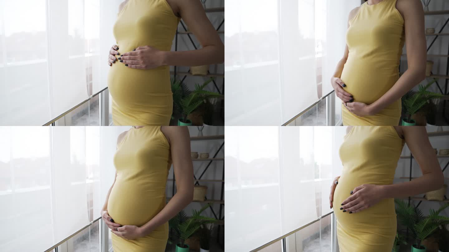 快乐孕妇妊娠期女士孕期和宝宝互动早期育儿