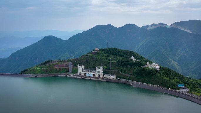 航拍：浙江省安吉县天荒坪抽水蓄能电站