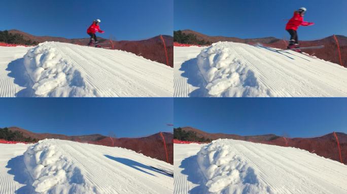 冰雪乐园 滑雪场 速度