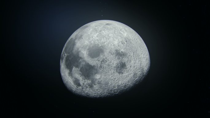 4k月球月亮天体旋转