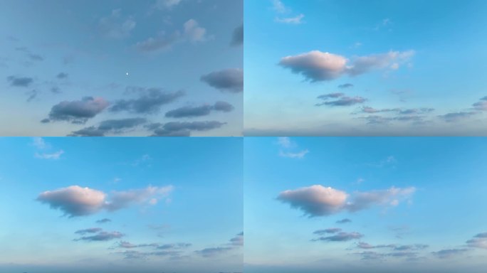 云和月亮延时